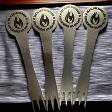 Lade das Bild in den Galerie-Viewer, Pommesgabel aus Edelstahl Pommespieker