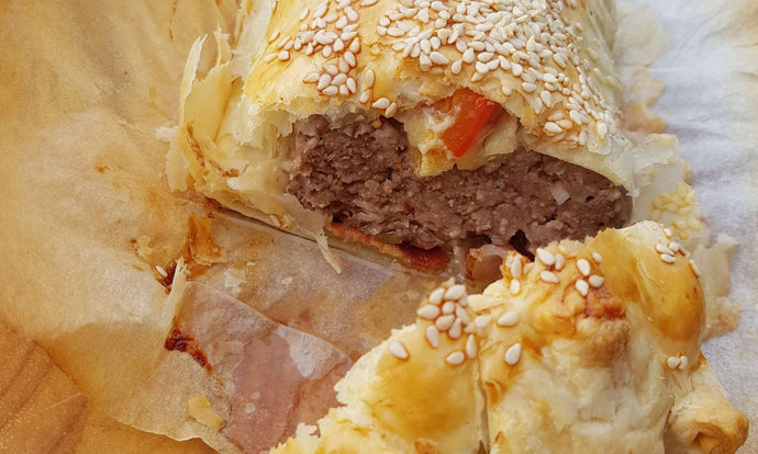 Hackbraten in Blätterteig