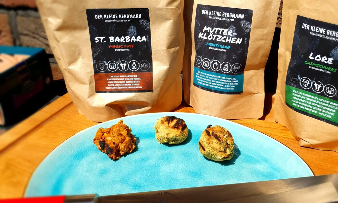 Dreierlei Kichererbsenbällchen