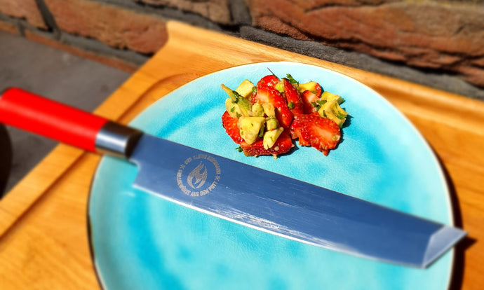 Erdbeer-Avocado-Salat mit Zeche