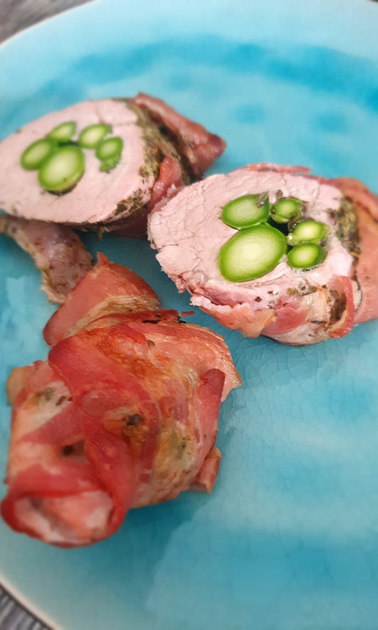 Mutters Schweinefilet mit grünem Spargel - DER KLEINE BERGMANN