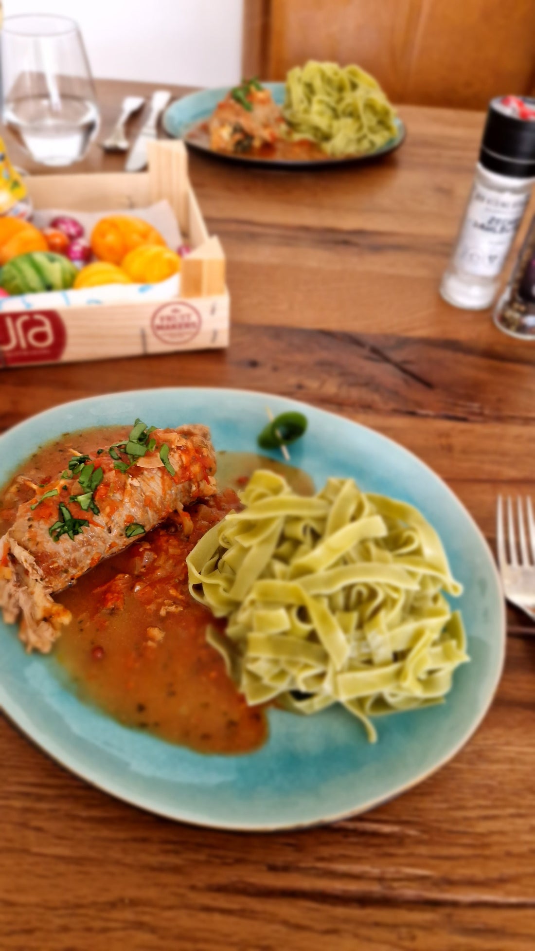 Kalbsrouladen mit Bärlauch