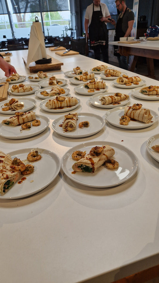 Lachsrolle rückwärts