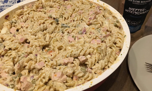 Nudelsalat mit Wetterwirtschaft - DER KLEINE BERGMANN