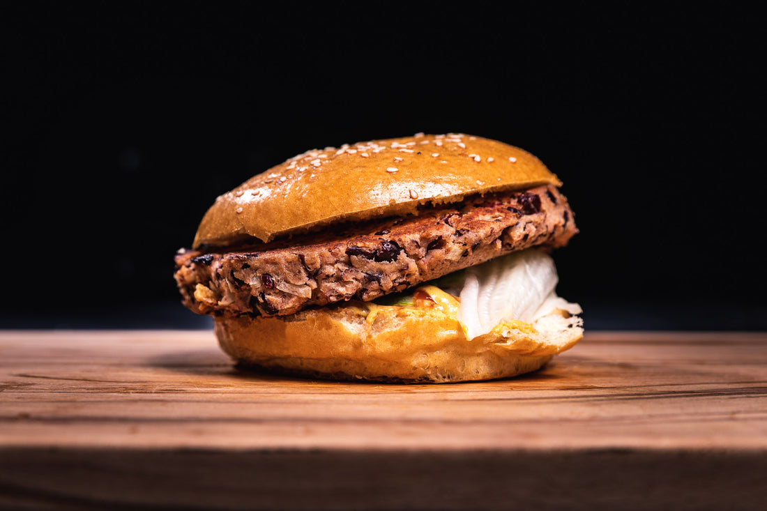 Vegetarischer Kidneybohnenburger Der Kleine Bergmann