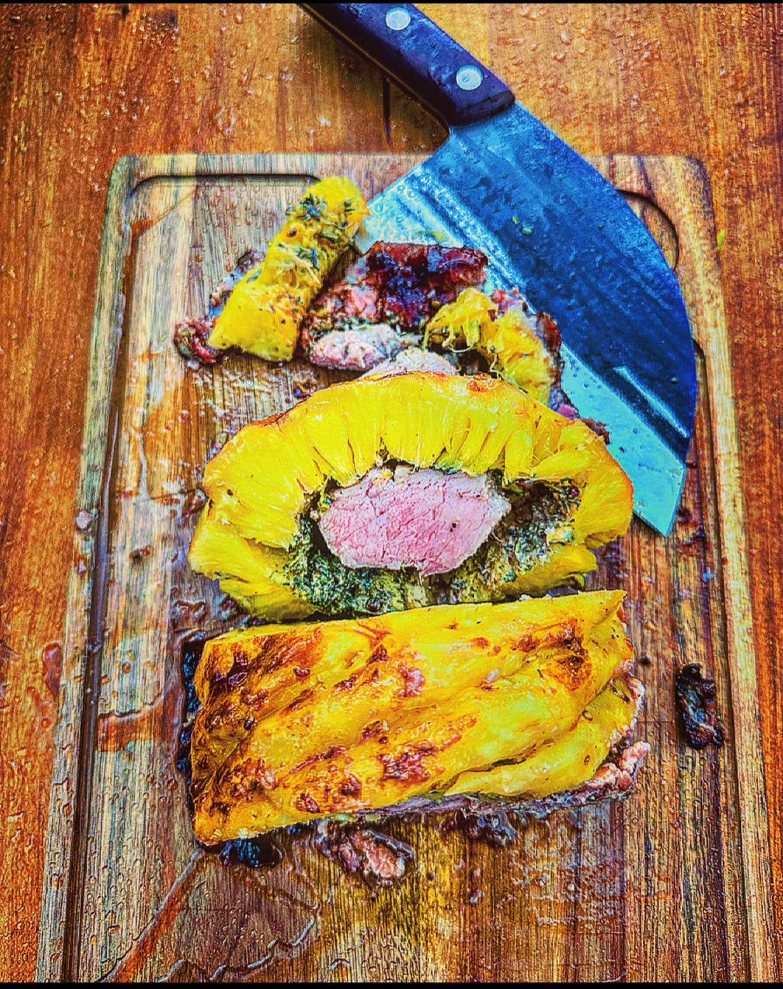 Gefüllte Ananas @ BBQToBzN