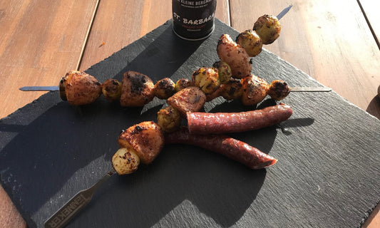 Kartoffel-Rosenkohl-Spieße - DER KLEINE BERGMANN