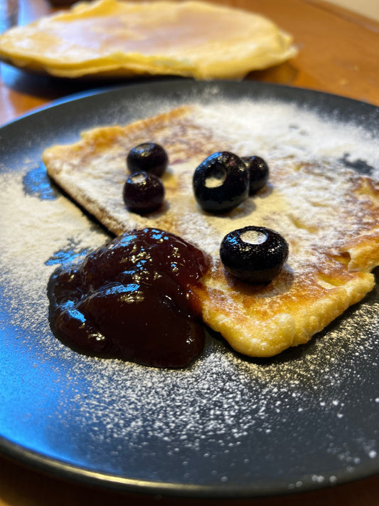 Pfannekuchen ohne Zucker - Thermomix