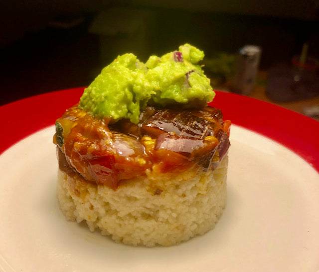 Couscuos Törtchen mit Avocadocreme - DER KLEINE BERGMANN