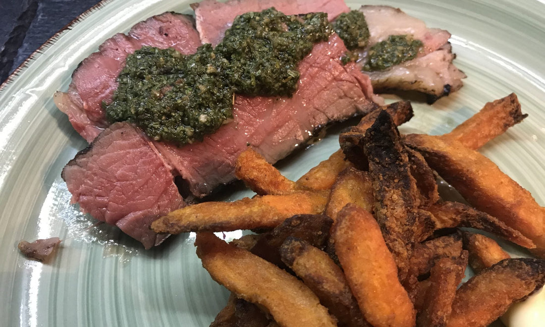 Steak mit Chimichurri - DER KLEINE BERGMANN