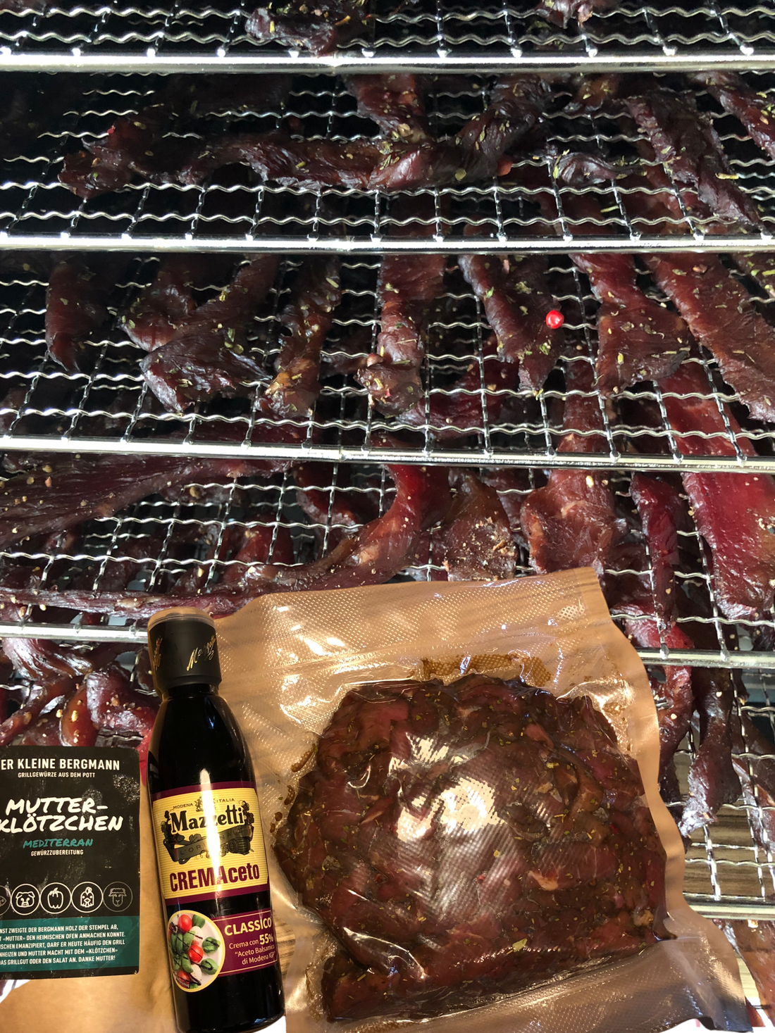 Beef Jerky: AcetoBalsamico, Mutterklötzchen - DER KLEINE BERGMANN