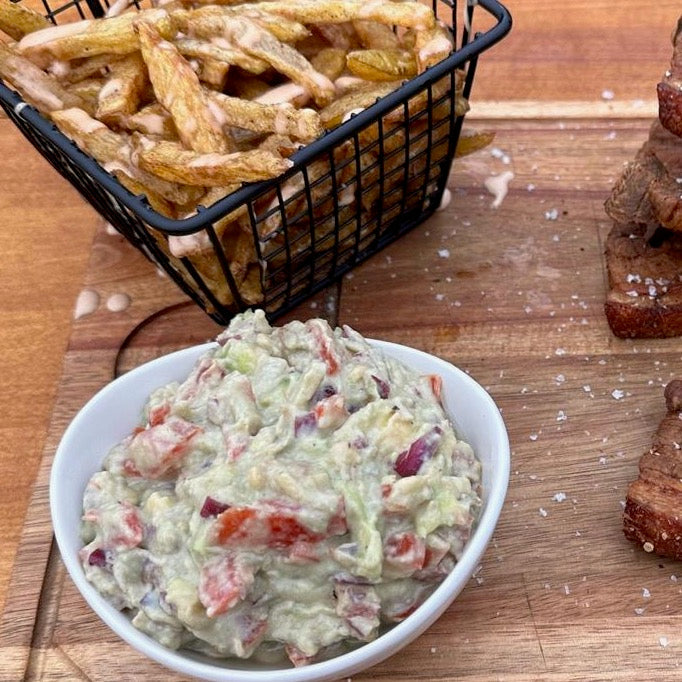 guakamole mit Pommes
