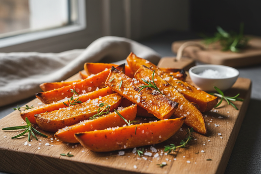 Süßkartoffel-Wedges mit Schacht 10