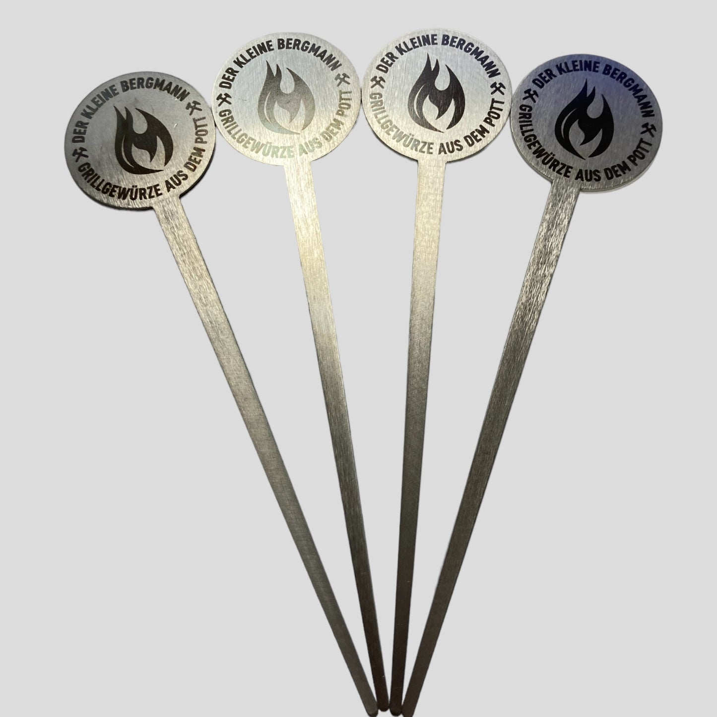 Burger-Spieß Edelstahl - Metallspieß