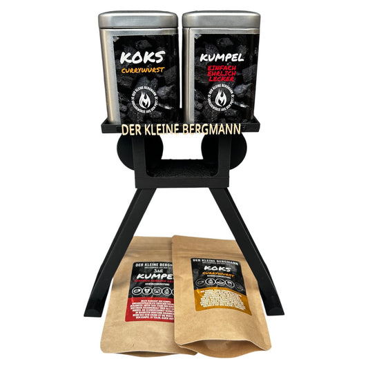 Currywurst Pommes Majo Set – KOKS + Kumpel Deluxe (Dosen + Förderturm)