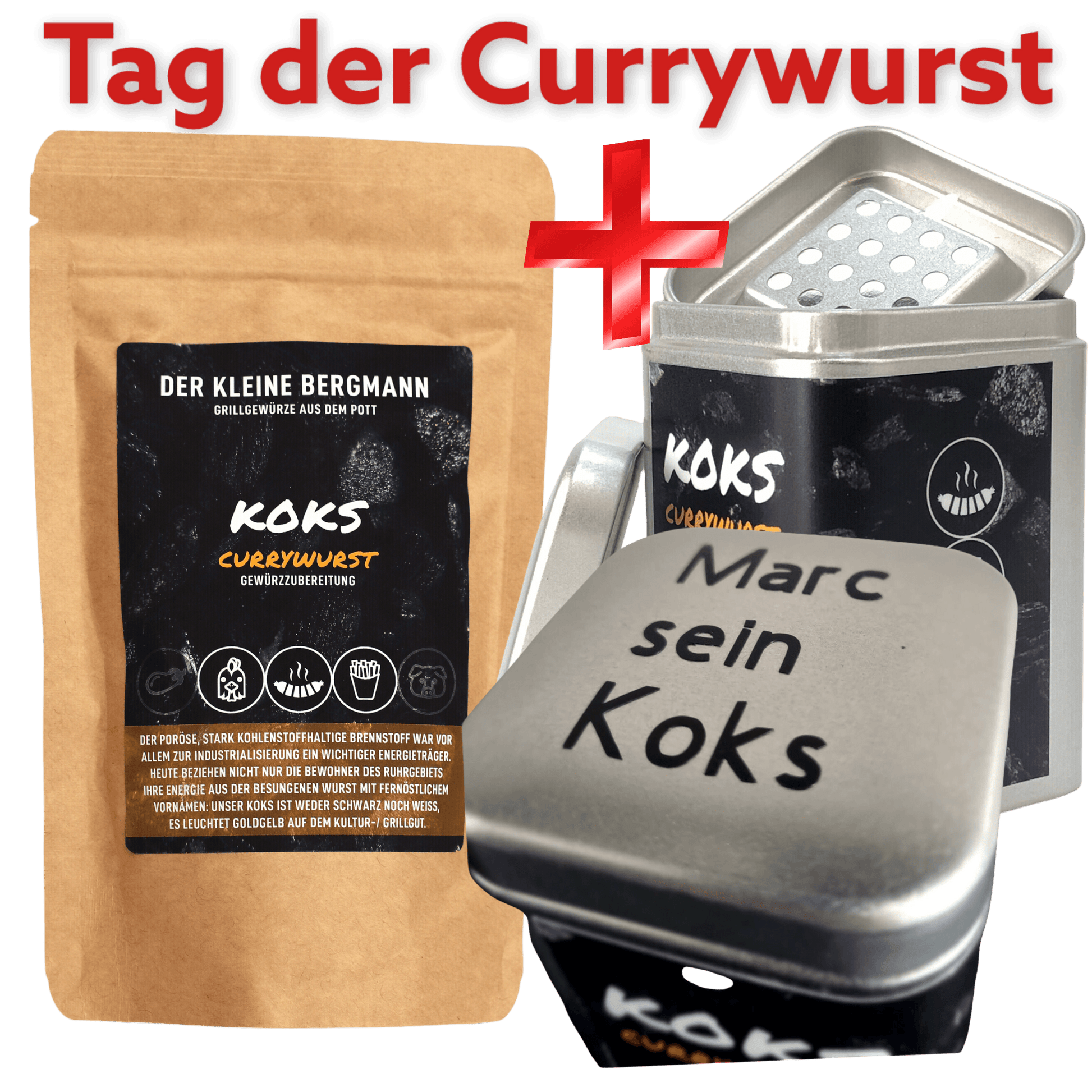 Tag der Currywurst Set (Personalisiert) - DER KLEINE BERGMANN