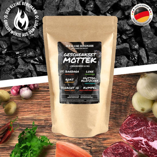 Gewürze Geschenk Set Probierset 6x30g "Mottek" Grillgewürze